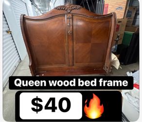Queen bed frame MUST GO