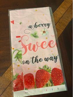 A berry sweet baby is on the way decor