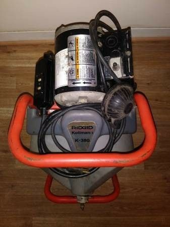 Ridgid Kollmann Drain Drum Snake Plumbing