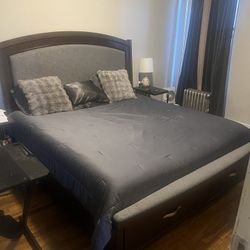 King Size Wooden Bed
