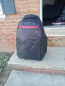 Black Backpack, New But Carrying Around Some Small Dust