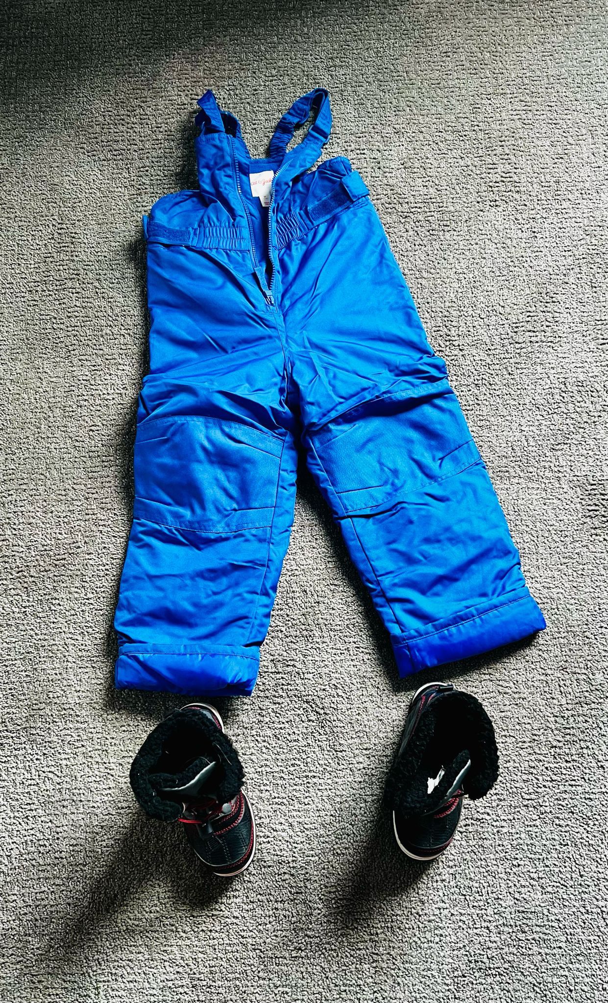 Boy’s Snow jumpsuit and snow boots