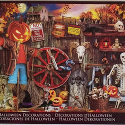 Eurographics Halloween Decorations 1000 Piece Jigsaw Puzzle 