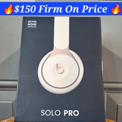 🔥Beats Solo Pro Wireless Noise-canceling 🔥100% Original🔥$150 Firm On Price🔥 New Sealed