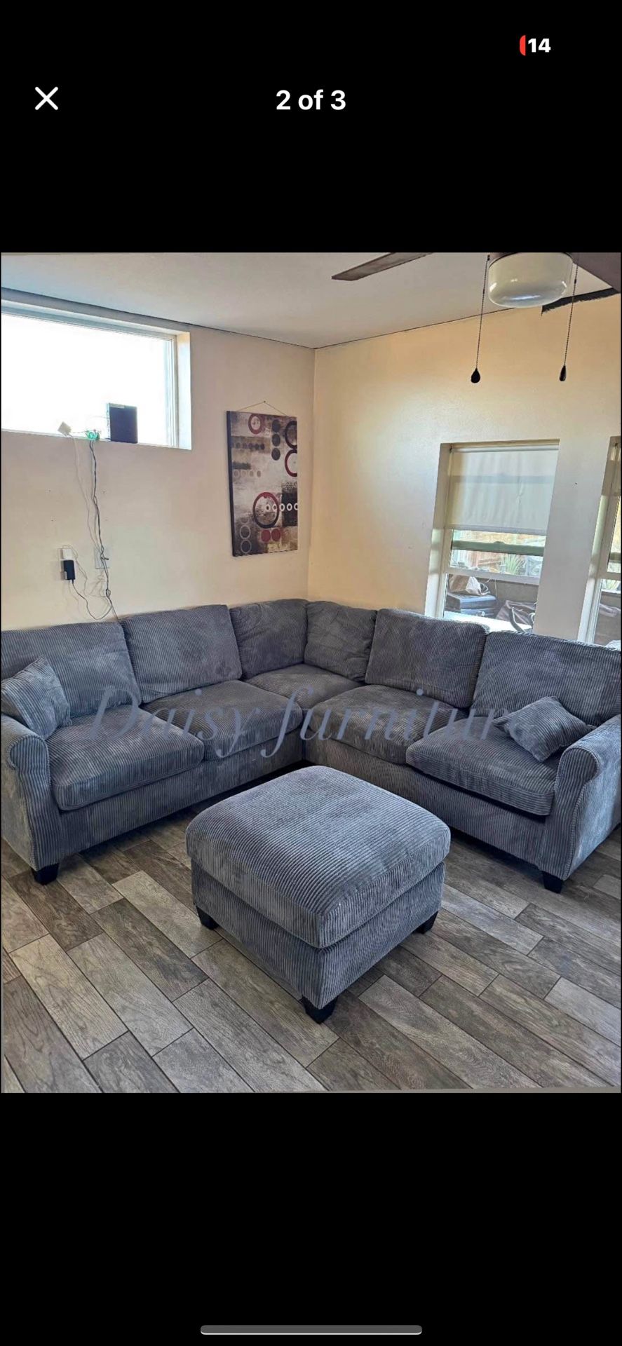 GREY COUCH ✅