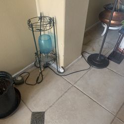 Plant Stand 2 Tier Iron $12