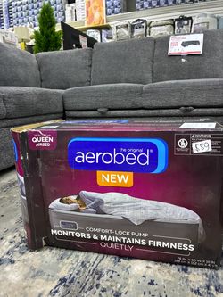 Aerobed Queen Air Mattress with Comfort-Lock Pump