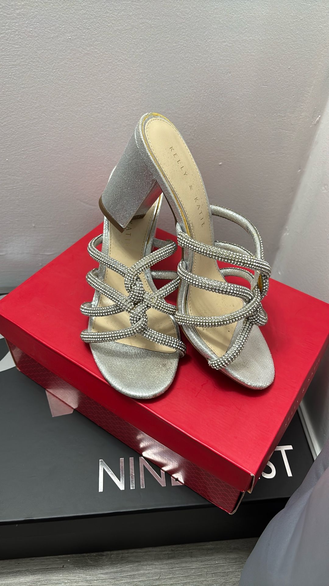 Kelly & Katie Silver Heels 7