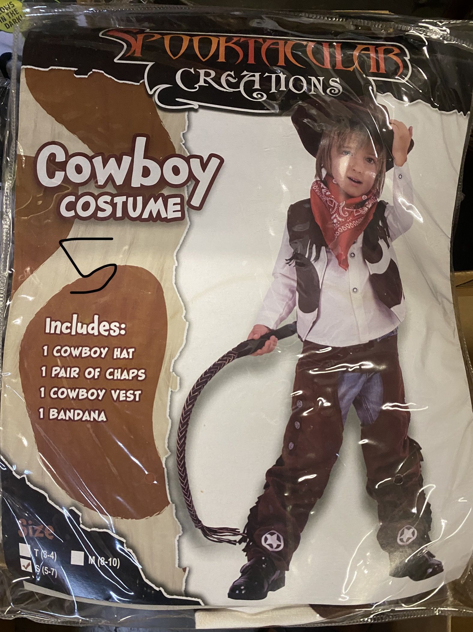 Kids Small Cowboy Costume Halloween 