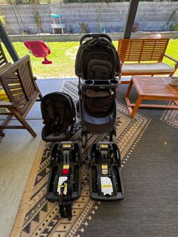 Graco Modes Travel System - Stroller - Car Seat - 2 Bases