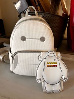 Baymax cosplay Loungefly with matching wallet
