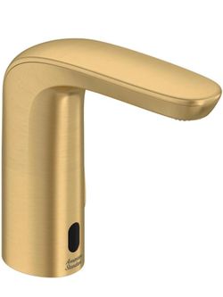 American Standard .GN0 NextGen Selectronic Touchless Faucet, Battery-Powered with Above-Deck Mixing, 0.5 GPM, Brushed Gold  Color: Brushed Gold