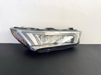 2017 - 2020 ACURA MDX W/O SELF LEVELING CHROME TRIM RH PASSENGER SIDE HEADLIGHT OEM