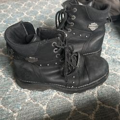 Women' Harley Davidson Oakleigh Leather Boots