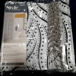 Peva Shower Curtain Set 