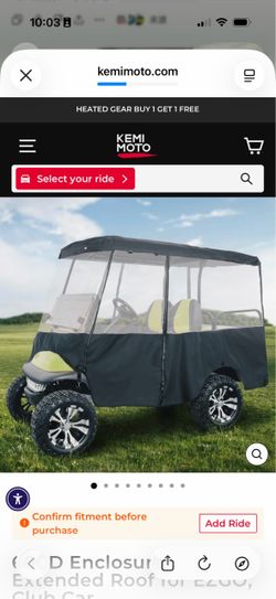 Kemimoto Golf Cart Enclosure