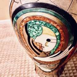 Large ,vase And Wine Art