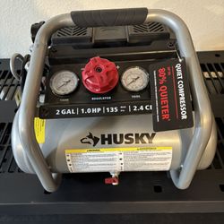 Husky 2 Gallon Silent Compressor 
