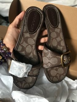 Coach sandals