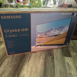 55” Brand New – Crystal UHD 4K TU8000 (2020 Model) – Smart TV with Alexa