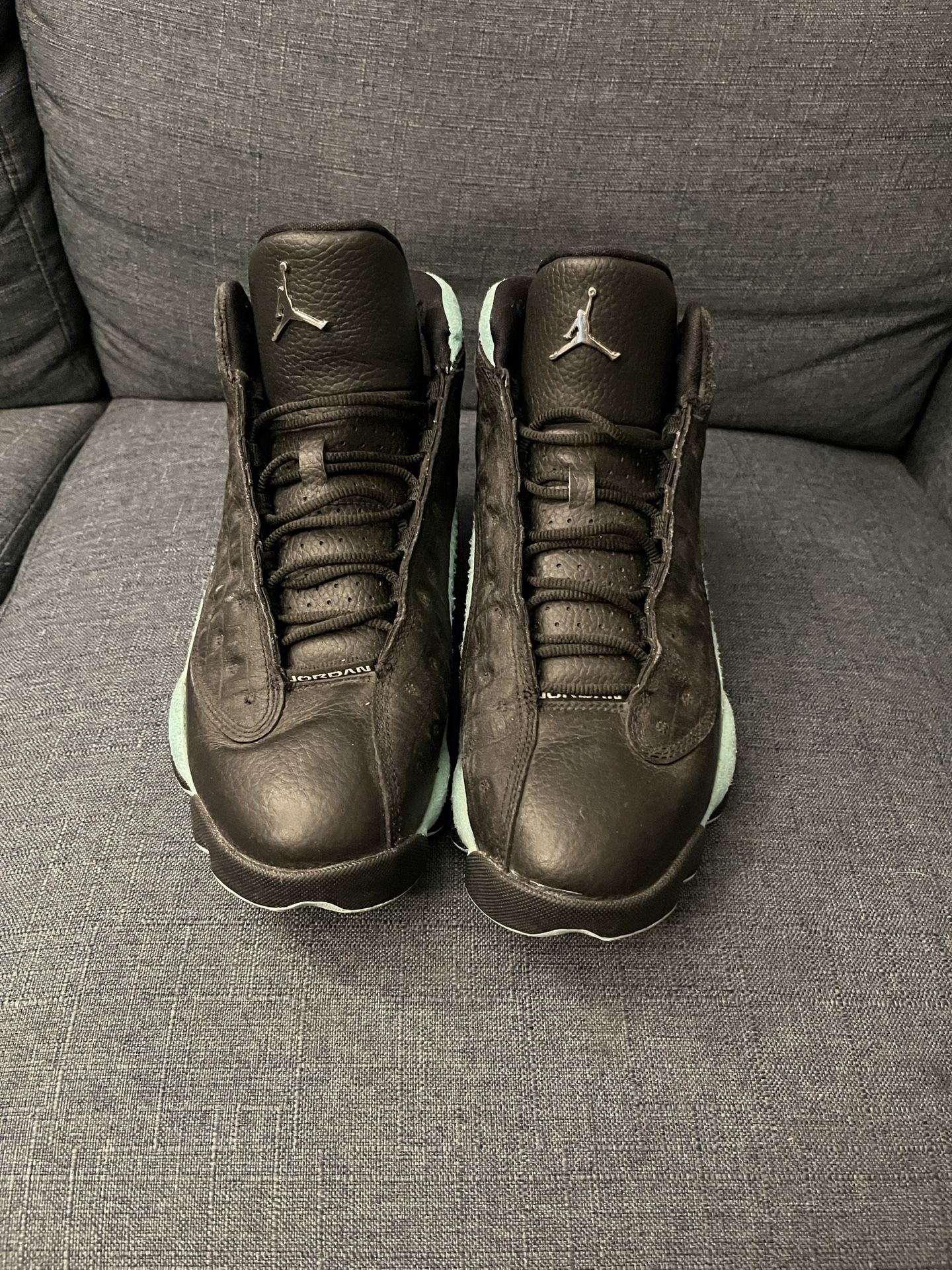 Jordan 13 Retro Black Island Green