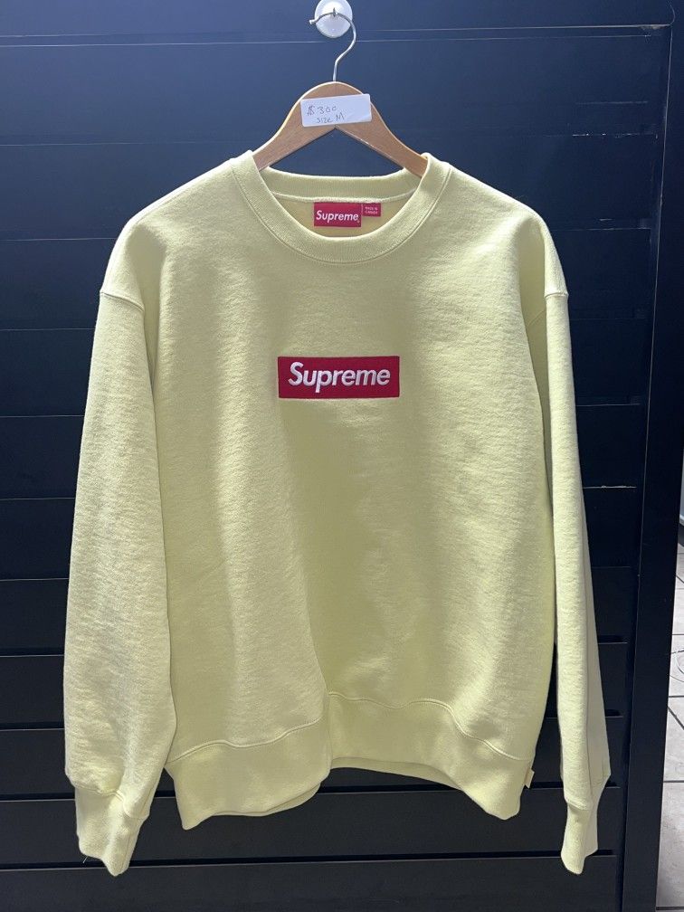 Supreme Box Logo Yellow Brand New 