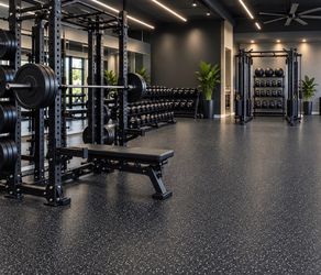 RUBBER FLOORING GYM FLOOR - Stall Mats Mat Matting Underlayment Subfloor cushion