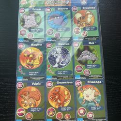 1999 Burger King Pokémon Cards Uncut Master Set
