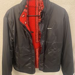 Supreme Reversible Bandana Fleece Jacket 
