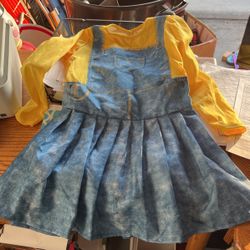 Girls Minion Costume 