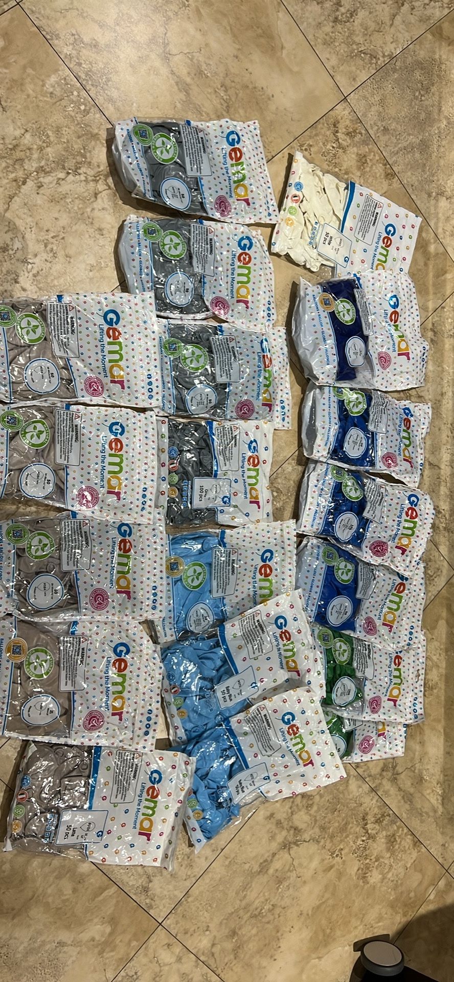 Variety of Balloon Colors - $5 Each Bag