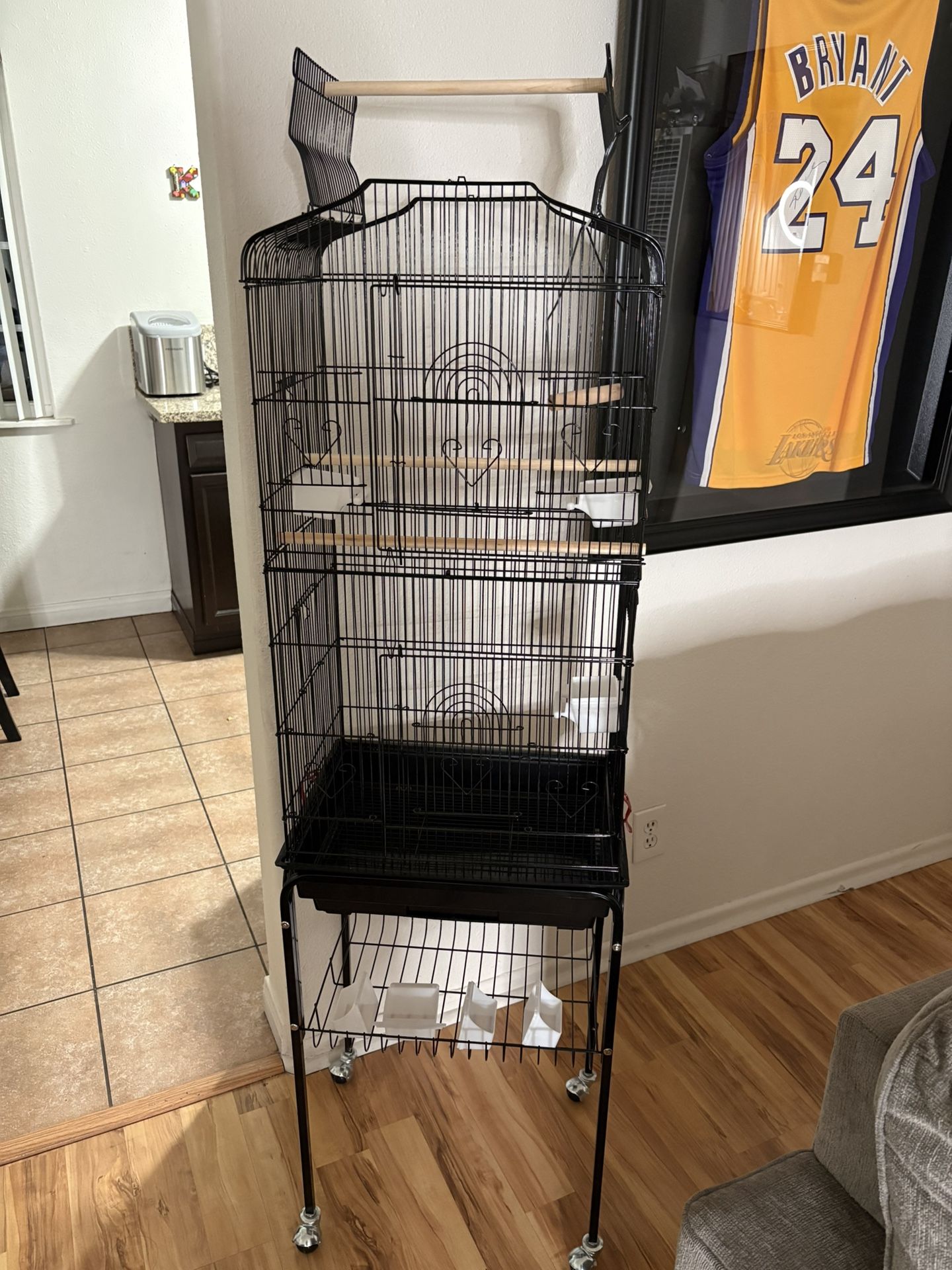 Bird Cage/ Travel Bird Cage/ Bird Perch, Feeder