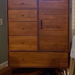 West Elm Mid-Century Chifforobe Dresser, Acorn