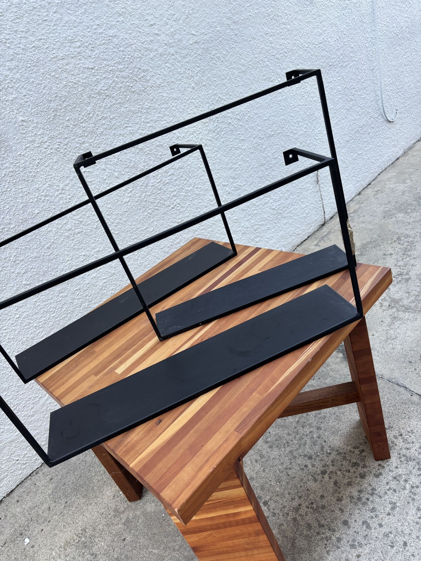 Black Metal Shelves