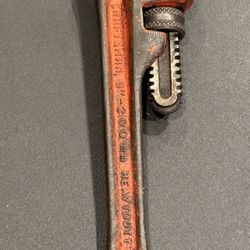 VINTAGE Craftsman 8” Pipe Wrench Plumbing Gas Heating Tool. No 650V5 Japan!