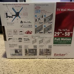 TV Wall Mount 29”-58”