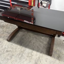 Glass Top Desk