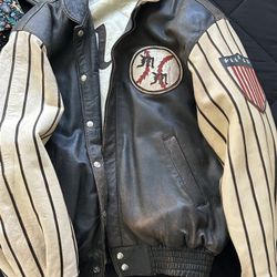 Leather Jacket Jeff Hamilton Classic Mickey Mouse Reversible 