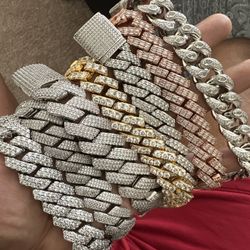 Gold plated bracelets