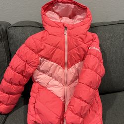 Girls Columbia Snow Jacket Size Small 6/6X