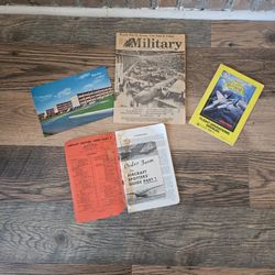 Vintage Military Reading Materials 
