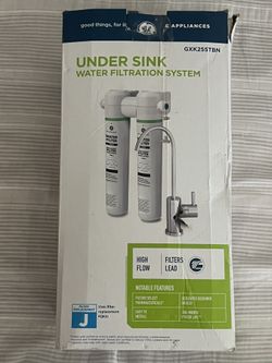 Under Sink Dual Stage Water Filtration System with Faucet