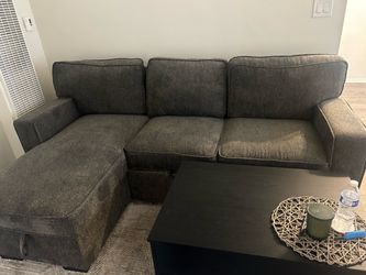 Pull out coach bed with storage
