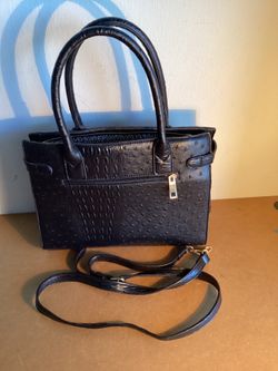 Pocketbook / Handbag / Purse Black with Detachable Shoulder Strap