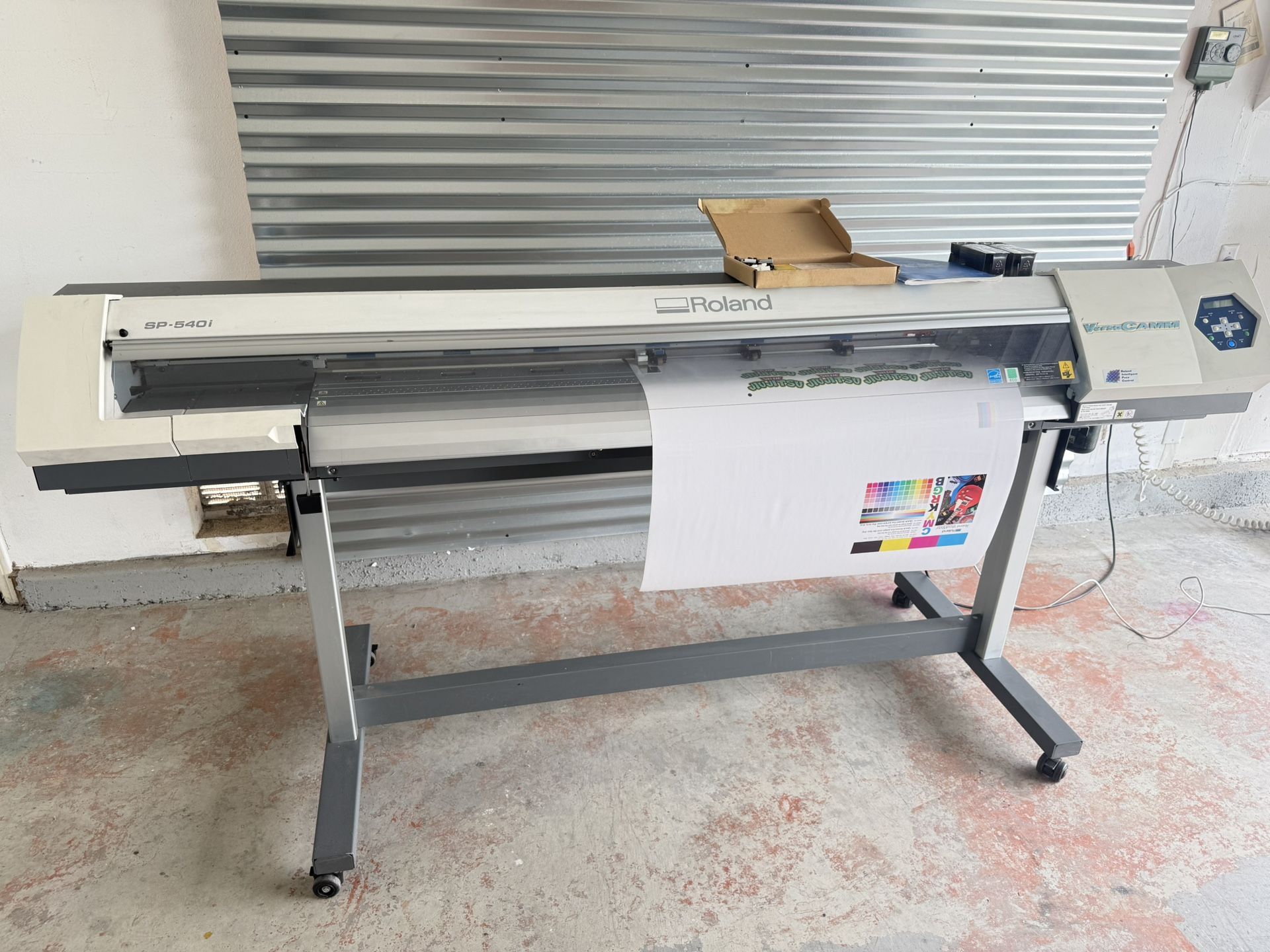 Roland SP-540i, 54” Large Eco Solvent Printer. “Print & Cut”