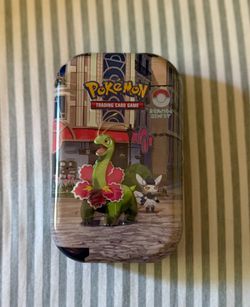 Pokémon TCG Lucidose City Mini Tin Meganium Meowstic