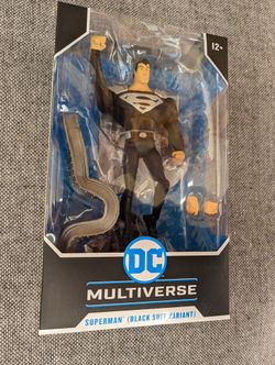 McFarlane DC Multiverse Superman Animated Black Suit Variant Figure 