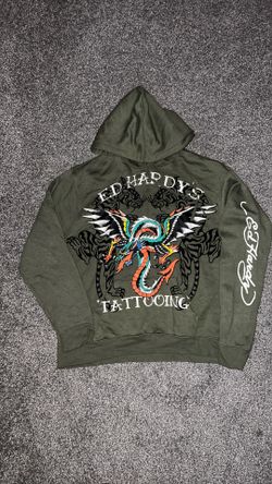 Ed Hardy Hoodie Sz XL 