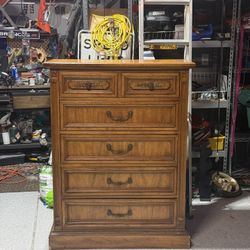 Vintage Dixie Solid Wood 5-Drawer Dresser