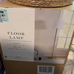 Beautiful Brand, New Floor Lamp Still In Box